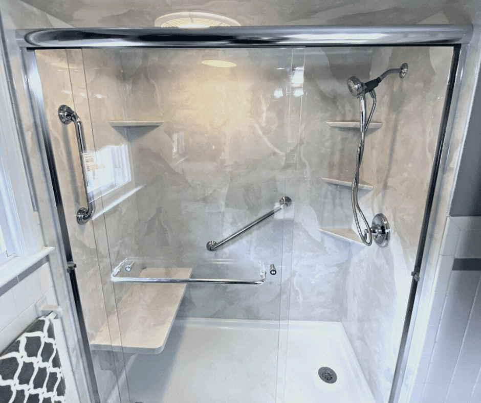 Tub to Shower Conversion After